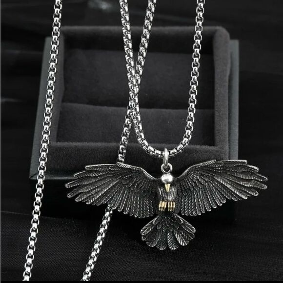 Other - WINGED EAGLE PENDANT NECKLACE